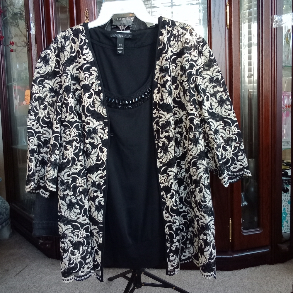 2 Piece H & M Blazer w Camy Top